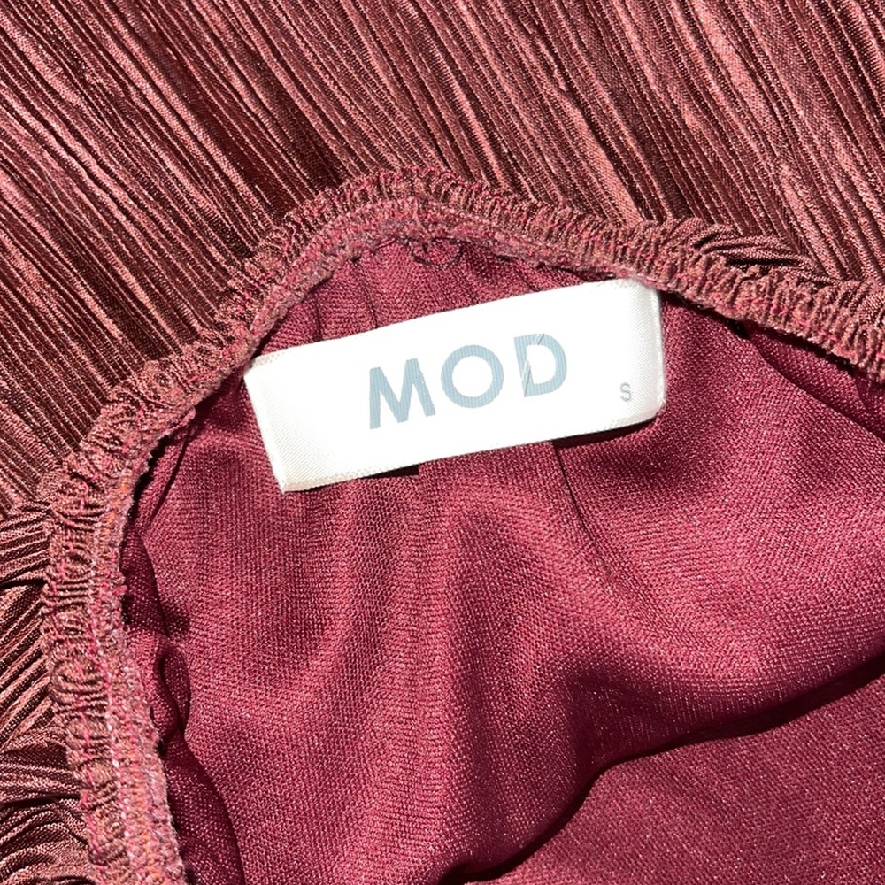 MOD Halter Maroon dress small - Picture 5 of 5